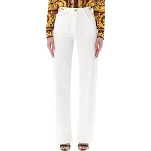 Versace Blue Regular-Fit Jeans With Medusa Detail - NWT